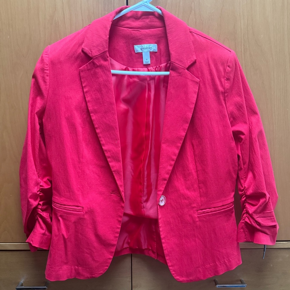 Women's Red Blazer